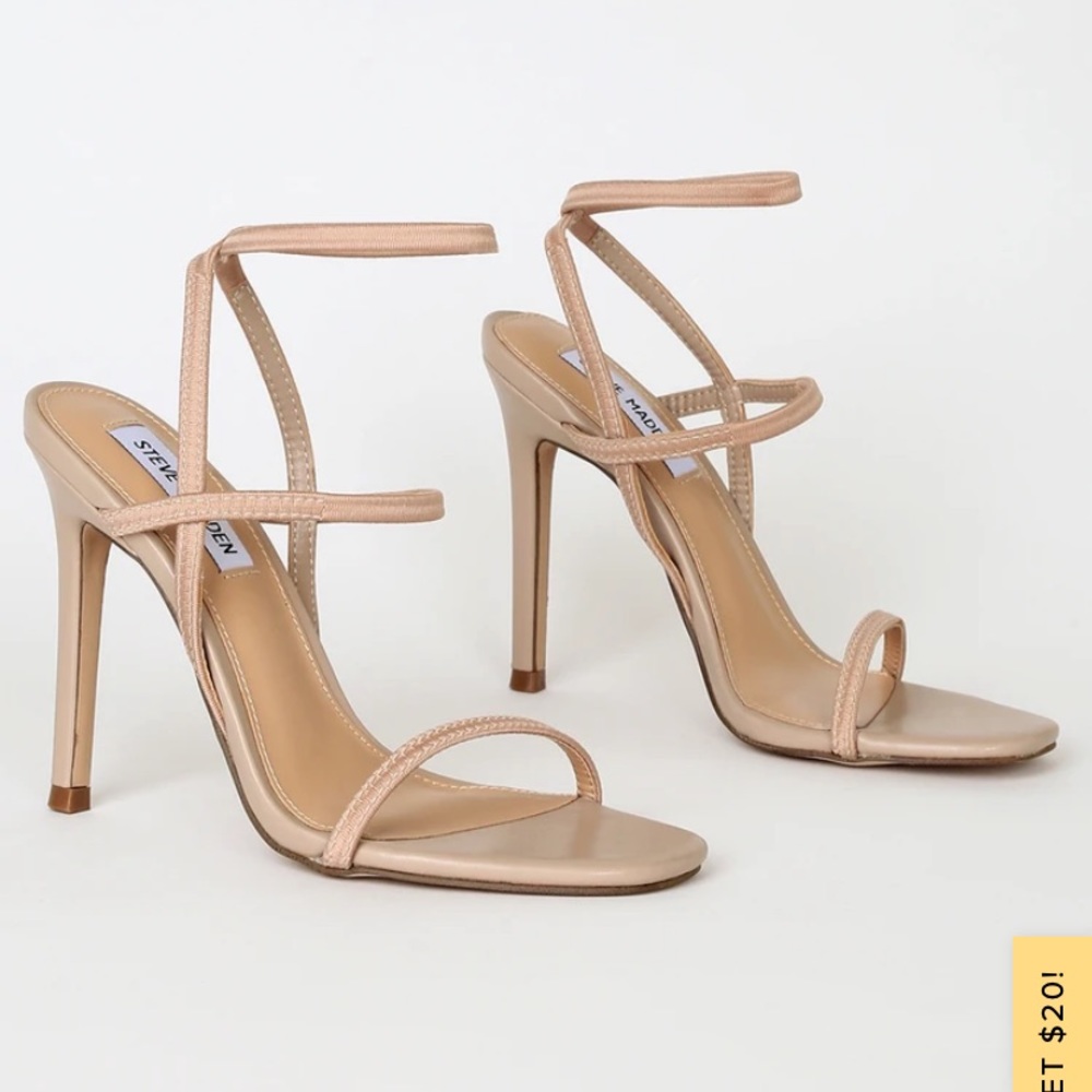 Steve Madden Nectur Sandal, nude, size 7